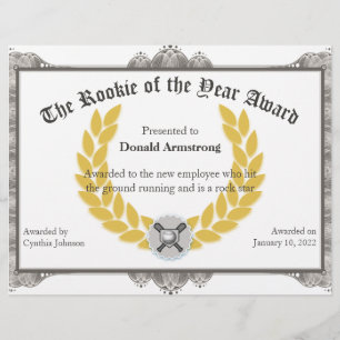 Funny Employé Award - Rookie de l'année