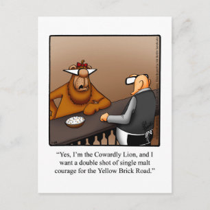 Funny Encouragement Humour Carte postale