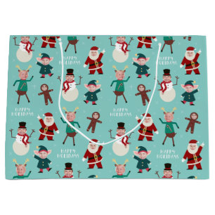 Funny Famille Photo Vacances Sac cadeau