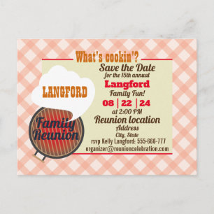 Funny Family Reunion design Faire-part Carte posta