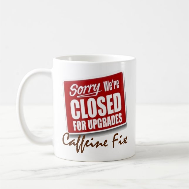 Funny fermé pour les mises à niveau de la tasse de (Gauche)
