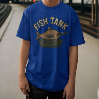 Funny Fish Tank Pun T-Shirt for Aquarium Lovers