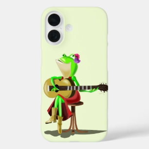 Funny Frog Jouer coque iphone de guitare