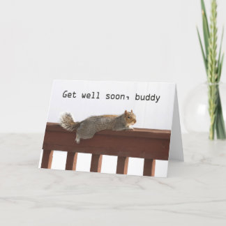 Funny Get Well Bientôt carte - Sentez mieux bientô