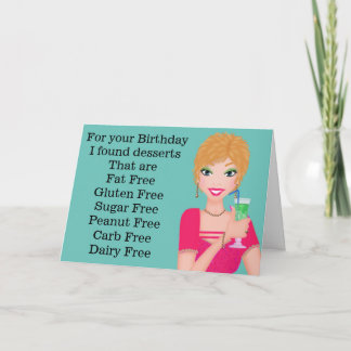 Funny Gluten Carte d'anniversaire gratuite