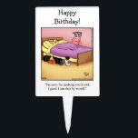 Funny Golf Humour Birthday Cake Topper<br><div class="desc">Profitez de répandre le rire avec cet humour de golf hilarant gâteau d'anniversaire heureux topper par le caricaturiste Bill Abbott. Merveilleusement drôle et légèrement sarcastique personnages de dessin animé dans des situations et des décors hilarants, grand plaisir pour le caractère merveilleusement drôle et légèrement sarcastique que vous connaissez. Spectickles est...</div>