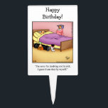 Funny Golf Humour Birthday Cake Topper<br><div class="desc">Profitez de répandre le rire avec cet humour de golf hilarant gâteau d'anniversaire heureux topper par le caricaturiste Bill Abbott. Merveilleusement drôle et légèrement sarcastique personnages de dessin animé dans des situations et des décors hilarants, grand plaisir pour le caractère merveilleusement drôle et légèrement sarcastique que vous connaissez. Spectickles est...</div>