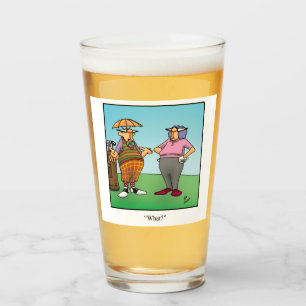 Funny Golf Humour Verre de bière
