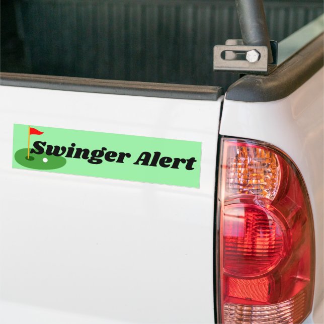 Funny Golf Swinger Sticker voiture (Sur camion)