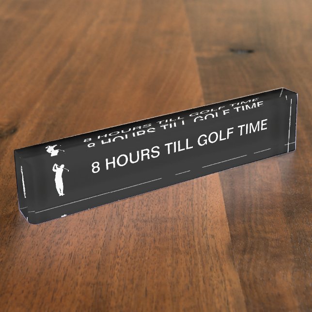 Funny Golf Theme Desk Plaques (Taille)