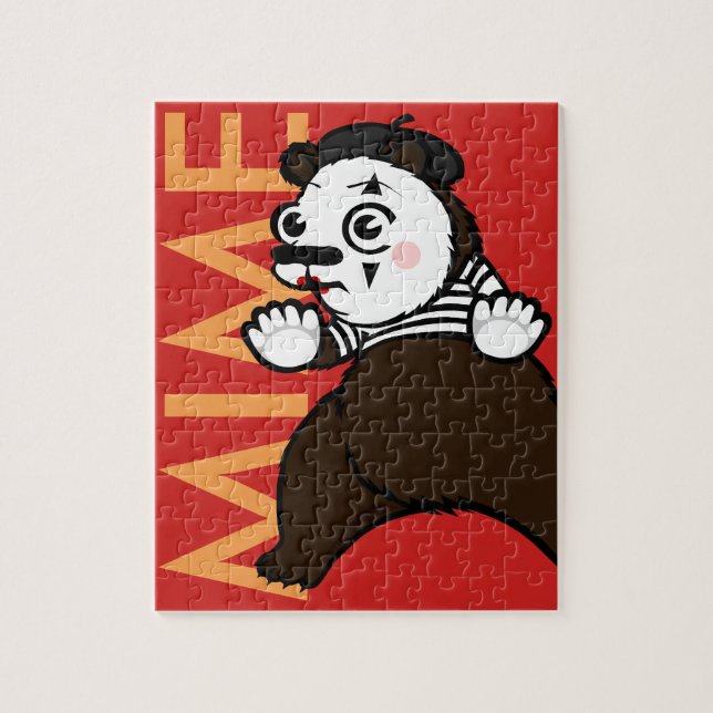 FUNNY GRIZZLY PORTER MIME PUZZLE (Vertical)