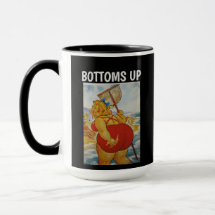 FUNNY gros cul fille de plage COFFEE MUG