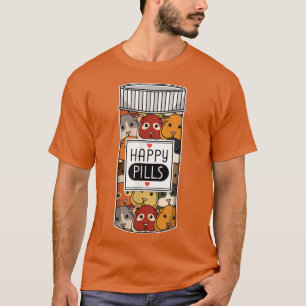 Funny Guinée Pig Happy Meds Women Kids Men T-shirt