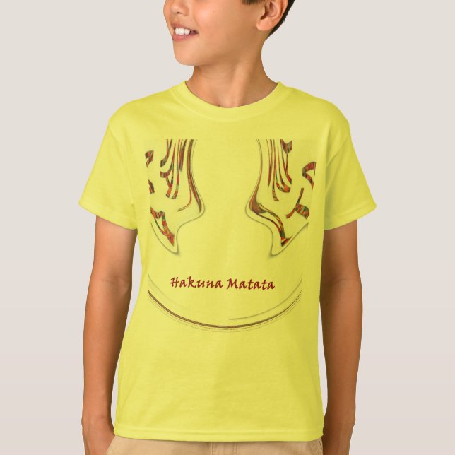 Funny Hakuna Matata Cadeaux Enfants T-shirt drôle  (Devant)