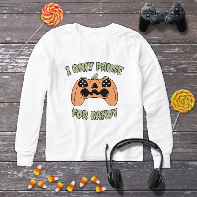 Funny Halloween Citrouille Video Gamer Contrôleur (Créateur téléchargé)