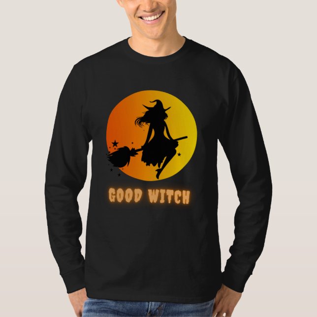 Funny Halloween Costume T-shirt with the Good Witc (Devant)