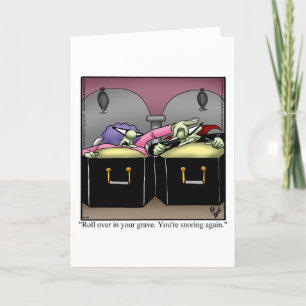 Funny Halloween Humour Carte de voeux