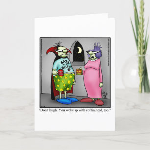 Funny Halloween Humour Carte de voeux