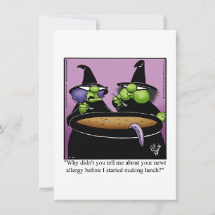Funny Halloween Humour Carte de voeux