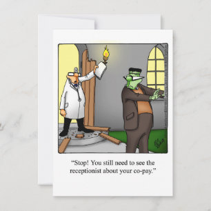 Funny Halloween Humour Carte de voeux