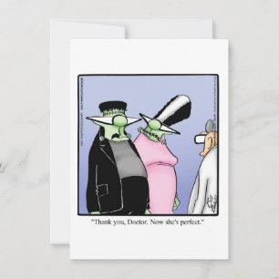 Funny Halloween Humour Carte de voeux