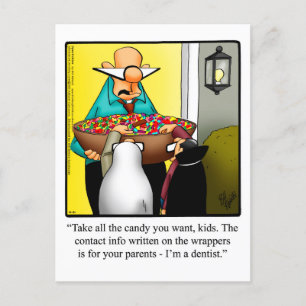 Funny Halloween Humour carte postale