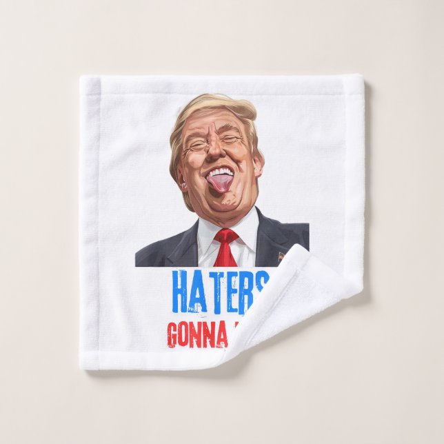 Funny Haters va détester les citations, drôle dire (Gant de toilette)
