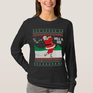 Funny Ho Ho Ho Ugly Père Noël Golf Sweat de Noël J