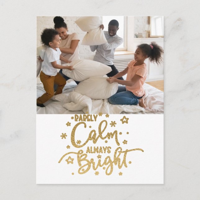 Funny Holiday 2 Photo Rarement Calme Carte Postale (Devant)