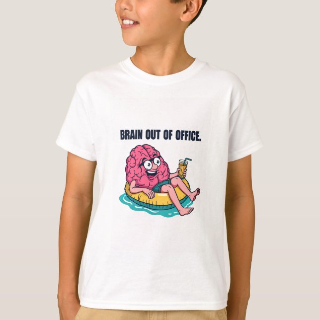 Funny Humor Graphic Kids T-Shirt (Devant)