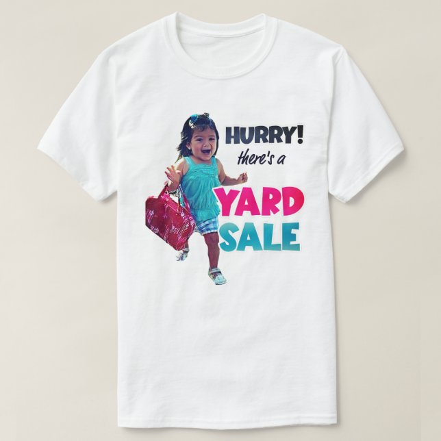Funny Hurry Il y a un T-shirt féminin de Yard Sale (Design devant)