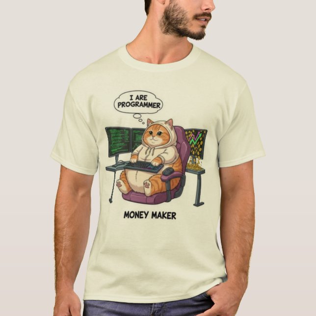 Funny I Are Programmer Grammar Fail Coding T-Shirt (Devant)