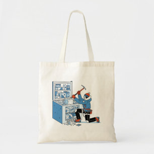 Funny Ice Climber Sac fourre-tout congélateur