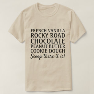 Funny Ice Cream Chanson Scoop là c'est T-shirt