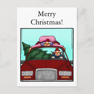 Funny Joyeux Humour de Noël Carte postale
