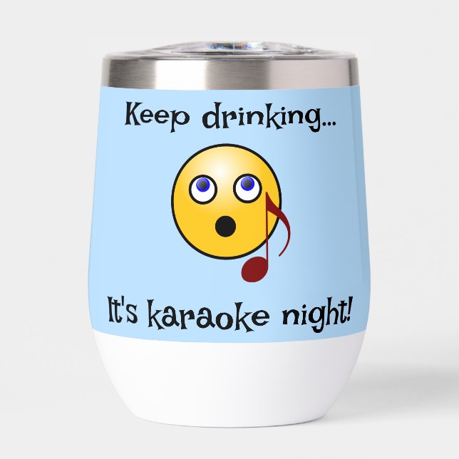 Funny Karaoke Bouteille de boisson (Avant)