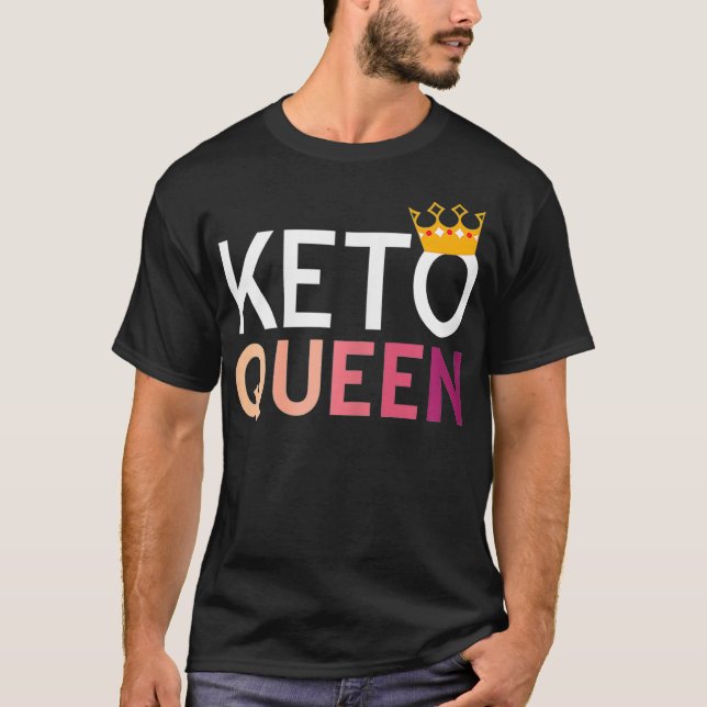 Funny Keto Diet Chemise Keto Queen Tshirt Ketogéni (Devant)