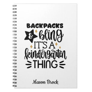 Funny Kindergarten Carnet cadeau personnalisé