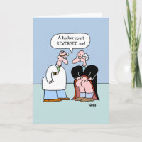 Funny Lawyer Law Office Carte d'anniversaire