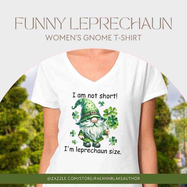 Funny Leprechaun Gnome T-shirt (Créateur téléchargé)