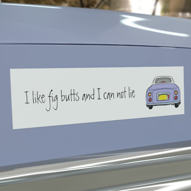 Funny Lilac J'Aime Figaro Sticker De Camion De Cam (Do you like Lilac Figaro Cars and can not lie? This is the car bumper sticker just for you)
