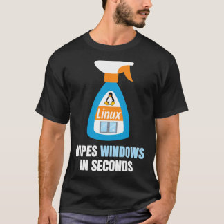 Funny Linux Windows Cleaner Classic T-Shirt