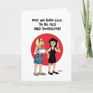 Funny Longevity Carte Anniversaire