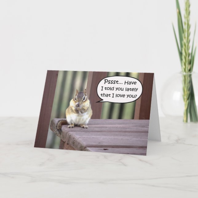 Funny love notes carte de voeux romantique (Devant)