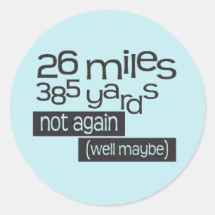 Funny Marathon 40 km 385 yards © Stickers