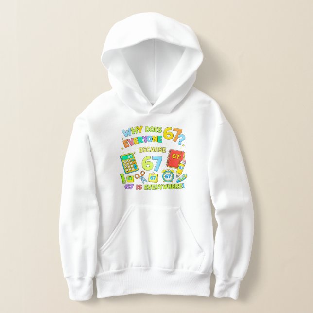 Funny Maths Joke Hoodie for Kids School (Poser)