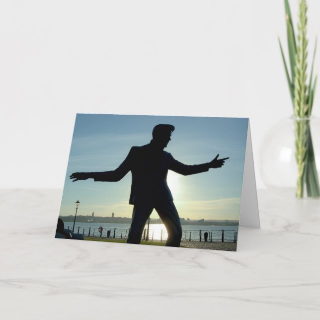 FUNNY MERCI VINTAGE RETRO GREETING CARTE (Devant)