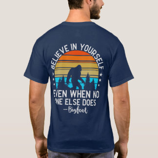 Funny Message personnalisé Big Foot T-Shirt