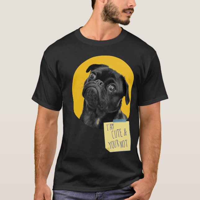 Funny mignon chien de Carlin Classic T-Shirt 207 (Devant)