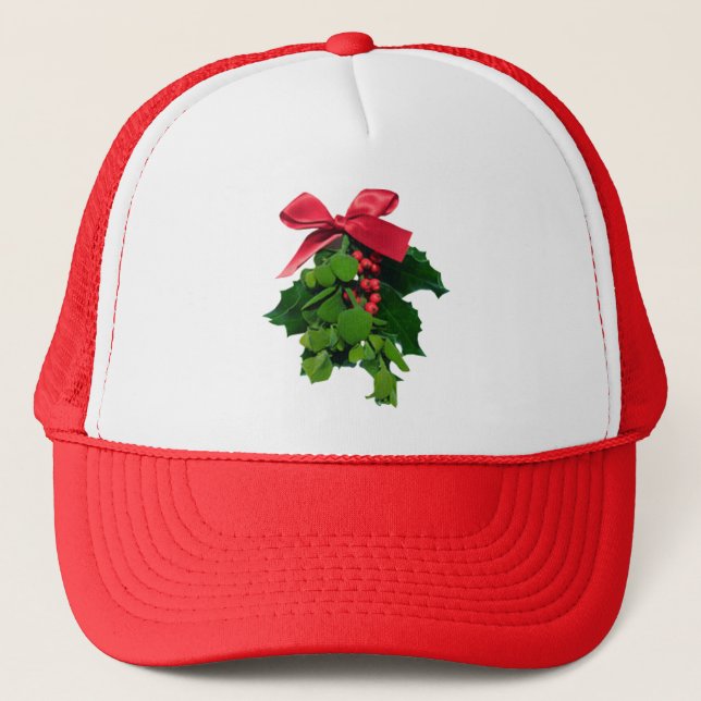 Funny Mistletoe Casquette (Devant)